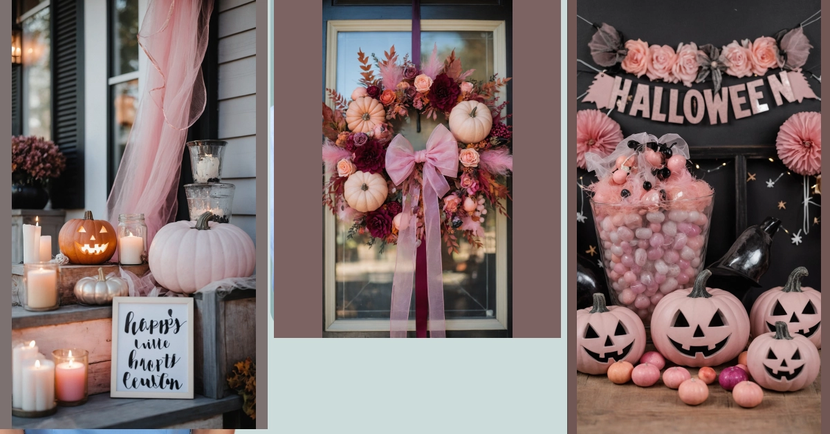Pinks & Frights: 12 Unique Halloween Decor Ideas